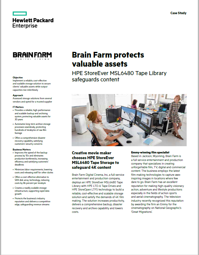Brain Farm protects valuable assets